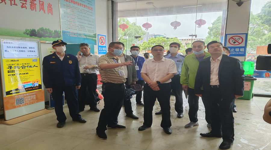 市委常委、副市長馬天毅到天龍站檢查工作